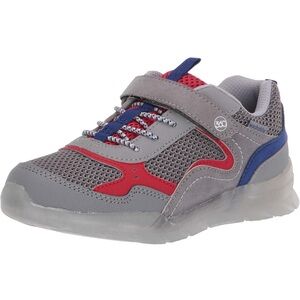 Stride Rite Grey Red Blue Kids Sneakers